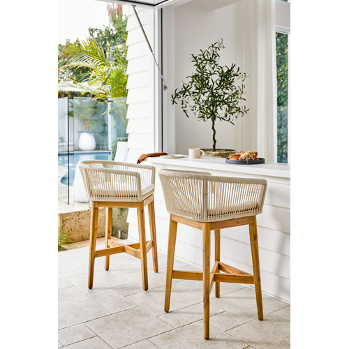 68.5cm Laguna Rope Outdoor Barstool